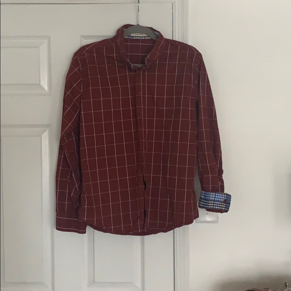 Local mode casual button down